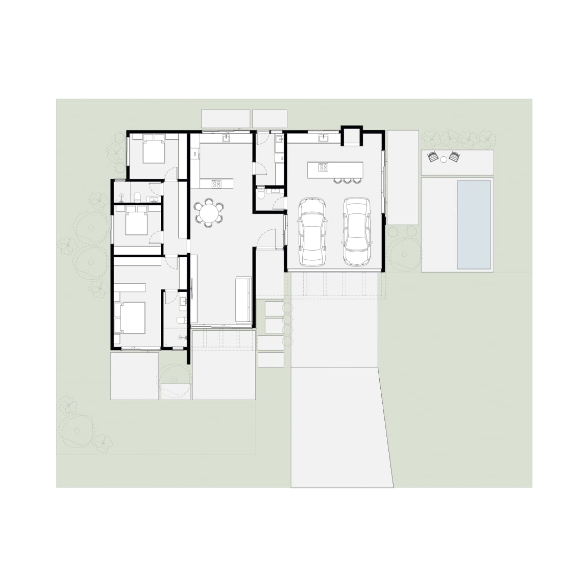Casa Encosta — planta — 1 de 2