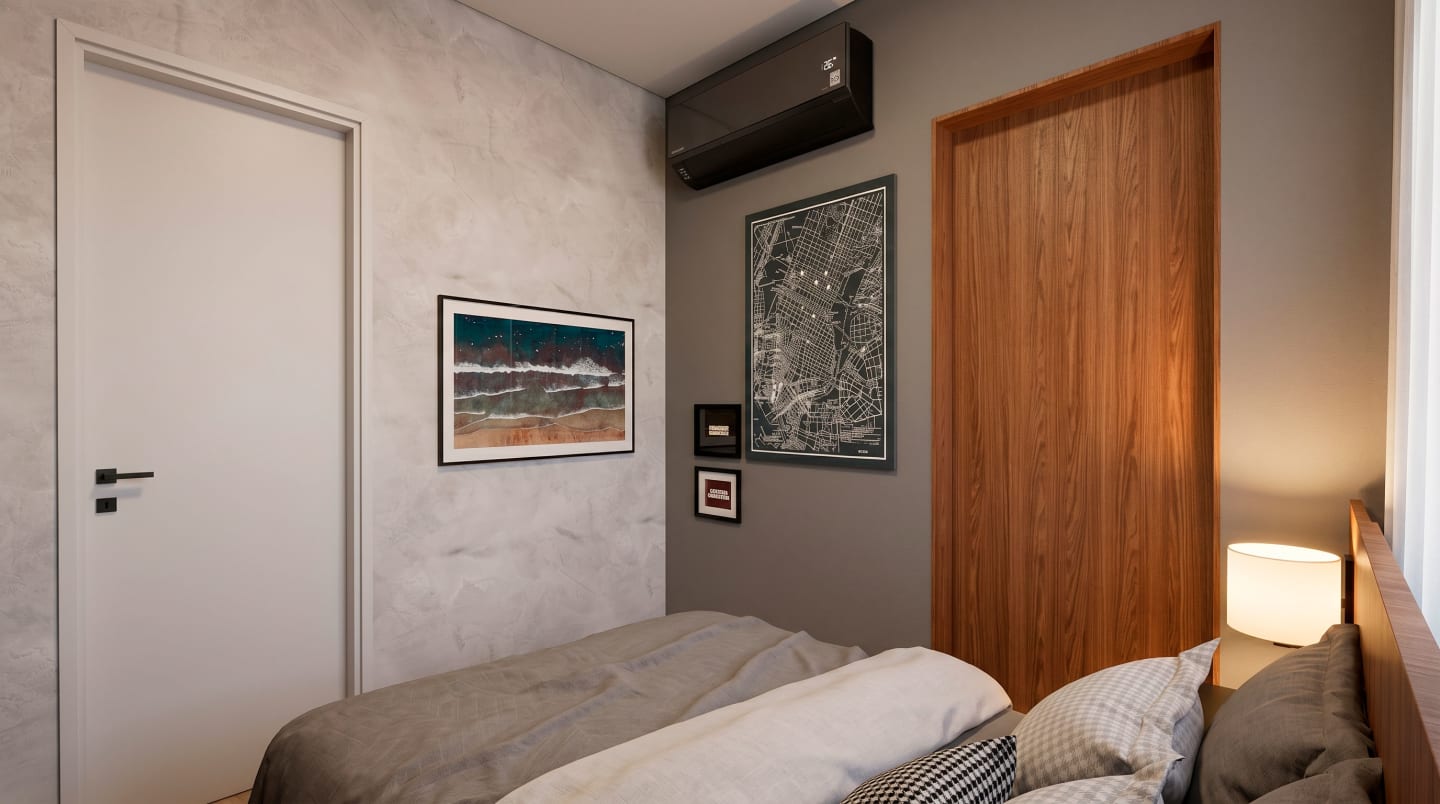 Interiores Apto Brooklyn — render 6