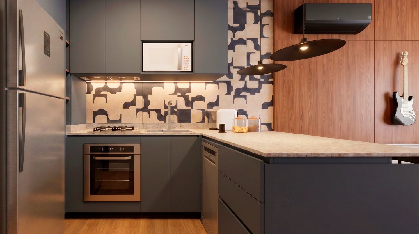 Interiores Apto Brooklyn — render 16