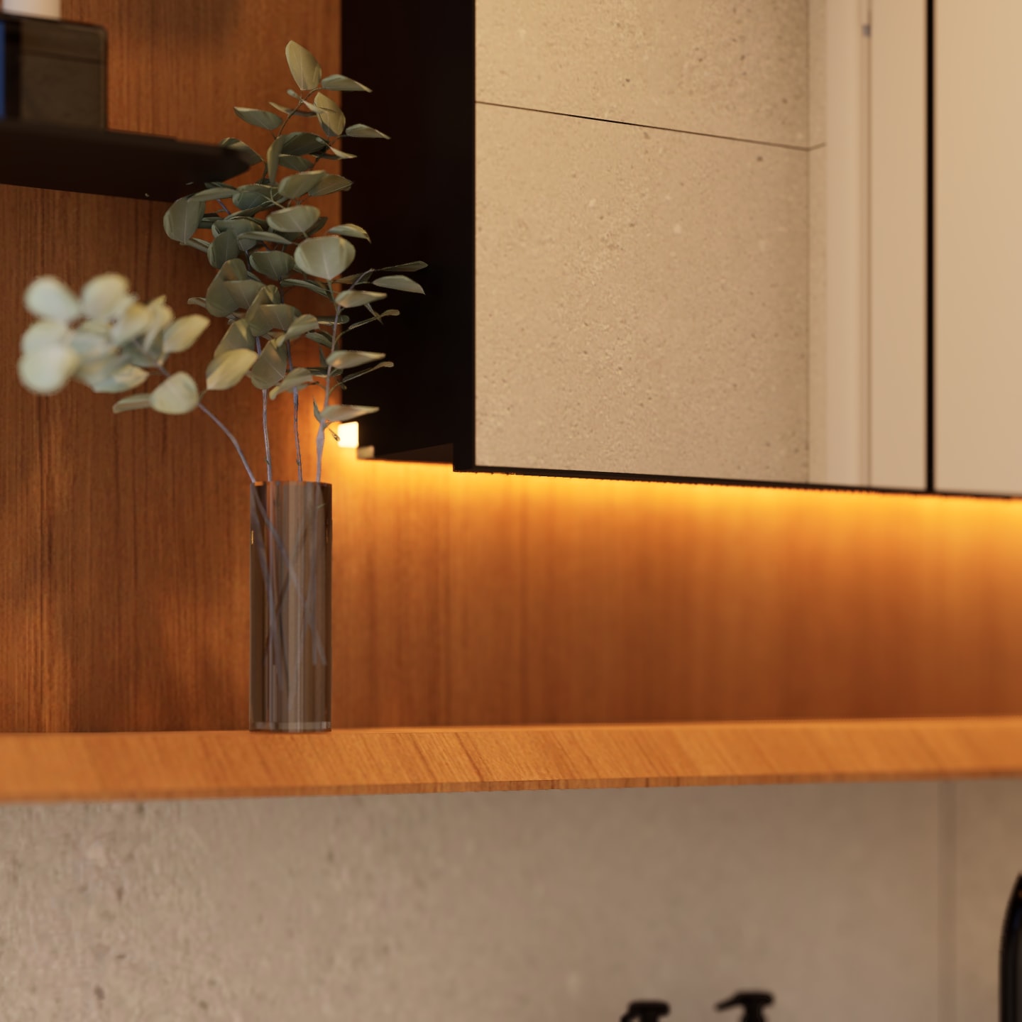 Interiores Casa Refúgio — render 32