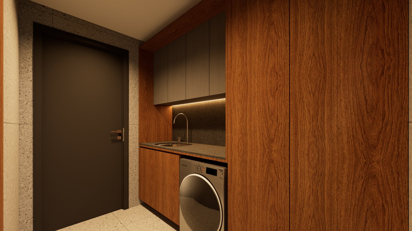Interiores Casa Refúgio — render 15