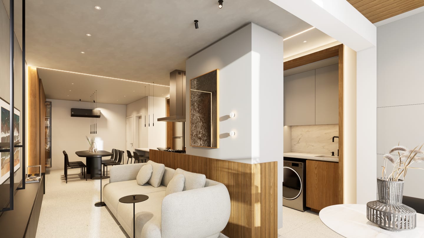 Interiores Apto NL — render 1