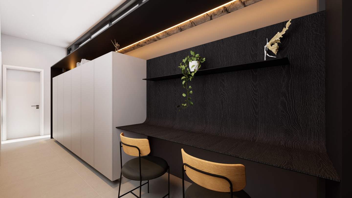 Interiores Casa Refúgio — render 16