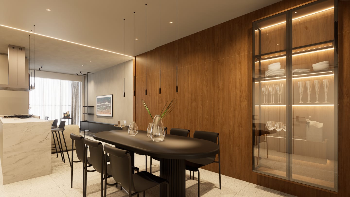Interiores Apto NL — render 3