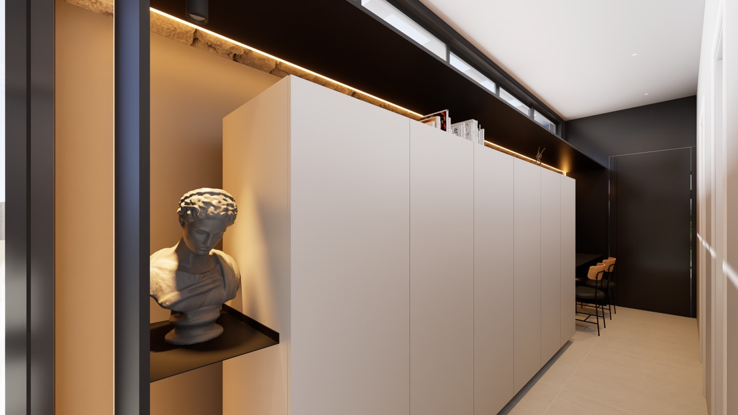 Interiores Casa Refúgio — render 19