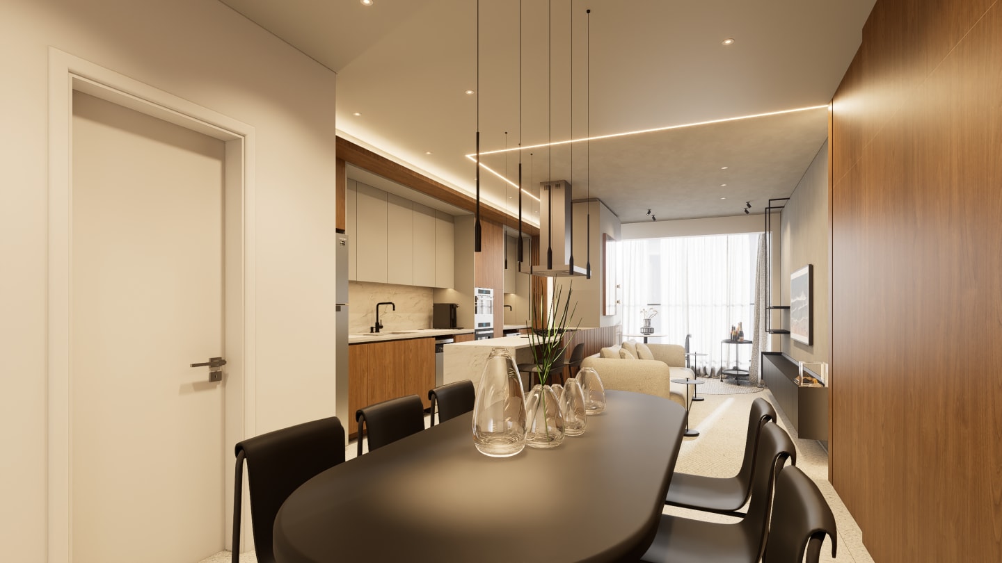 Interiores Apto NL — render 4