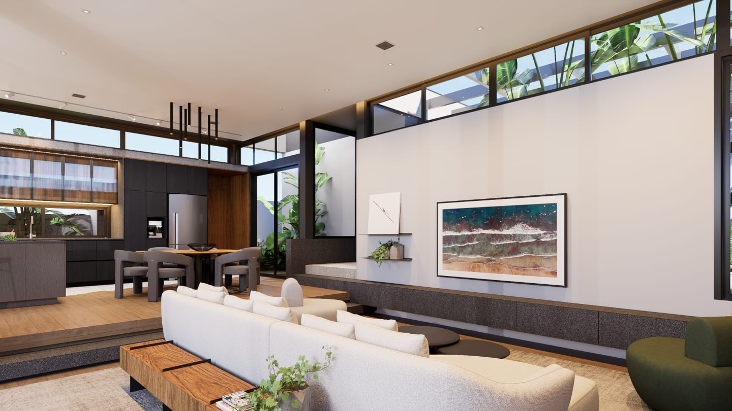 Interiores Casa Refúgio — render 6
