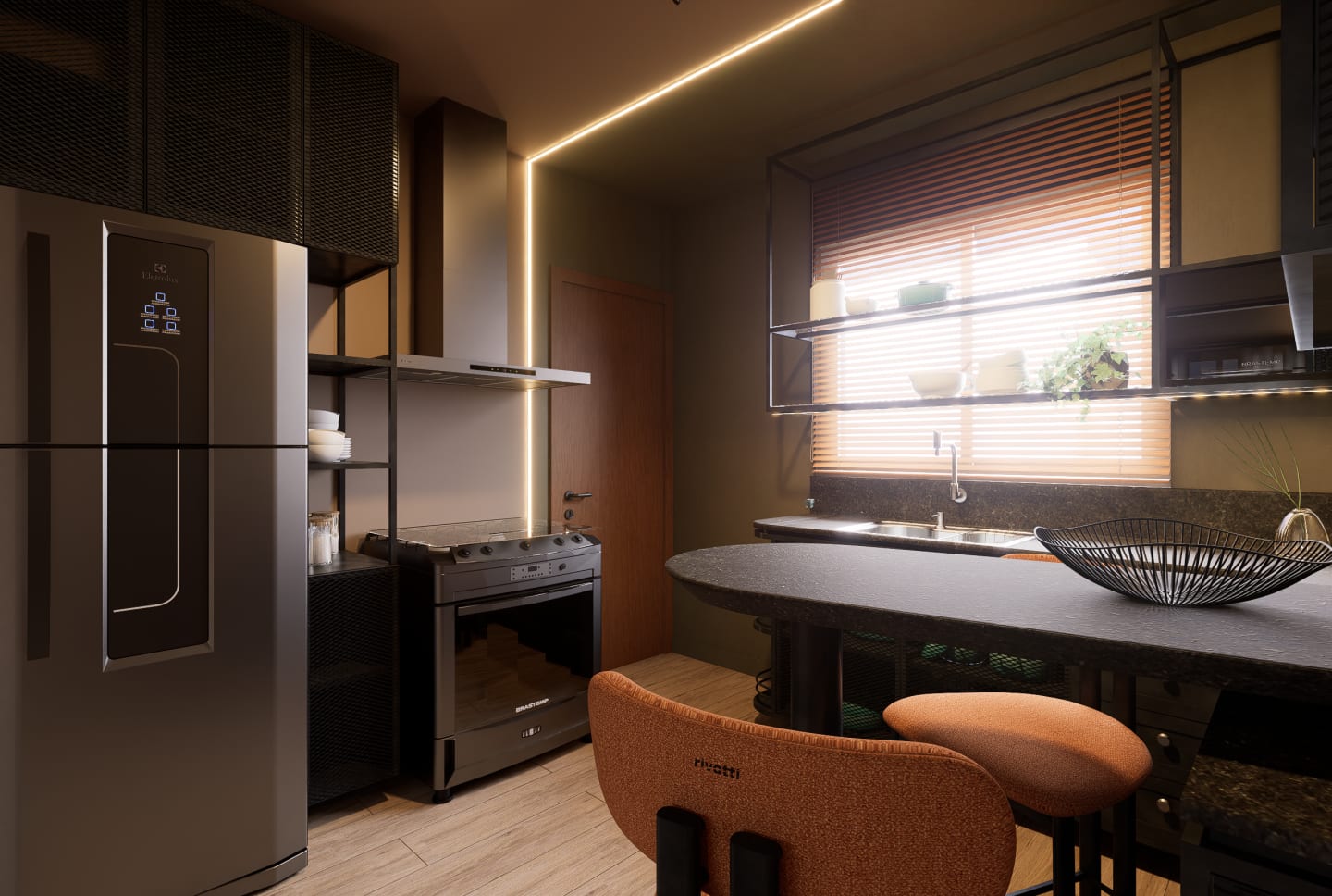 Interiores Apto CD — render 6