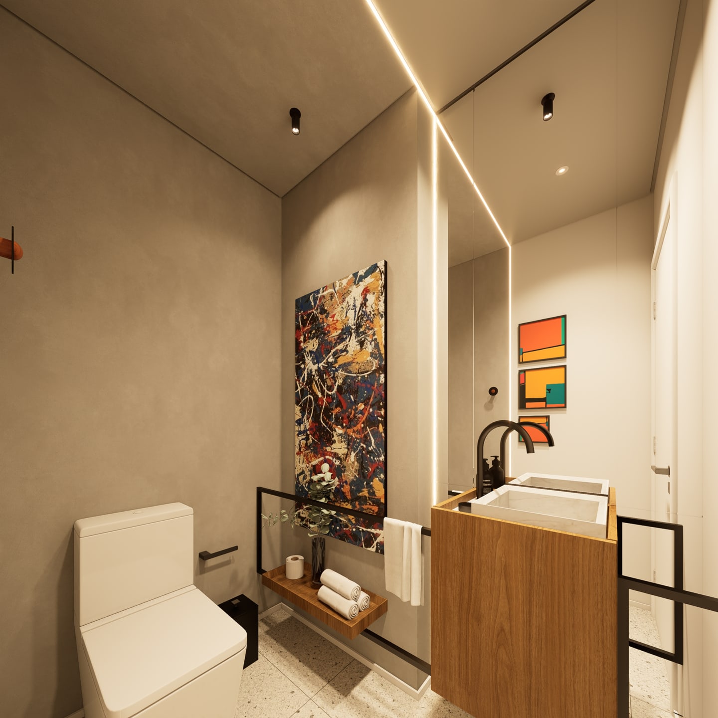 Interiores Apto NL — render 7