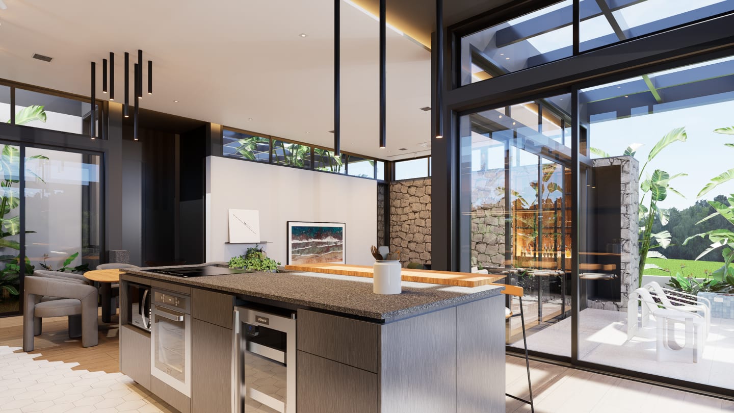 Interiores Casa Refúgio — render 7