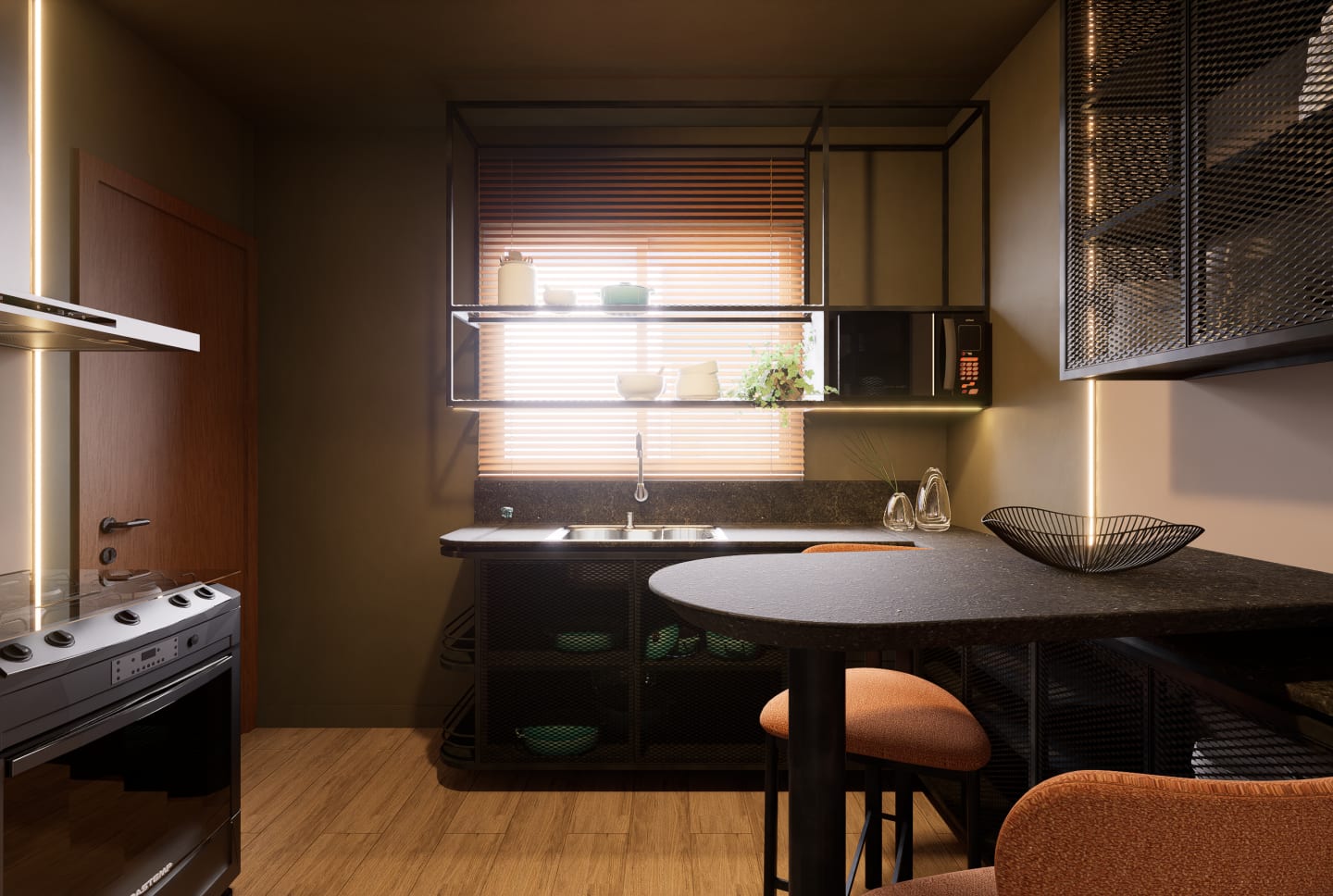 Interiores Apto CD — render 7