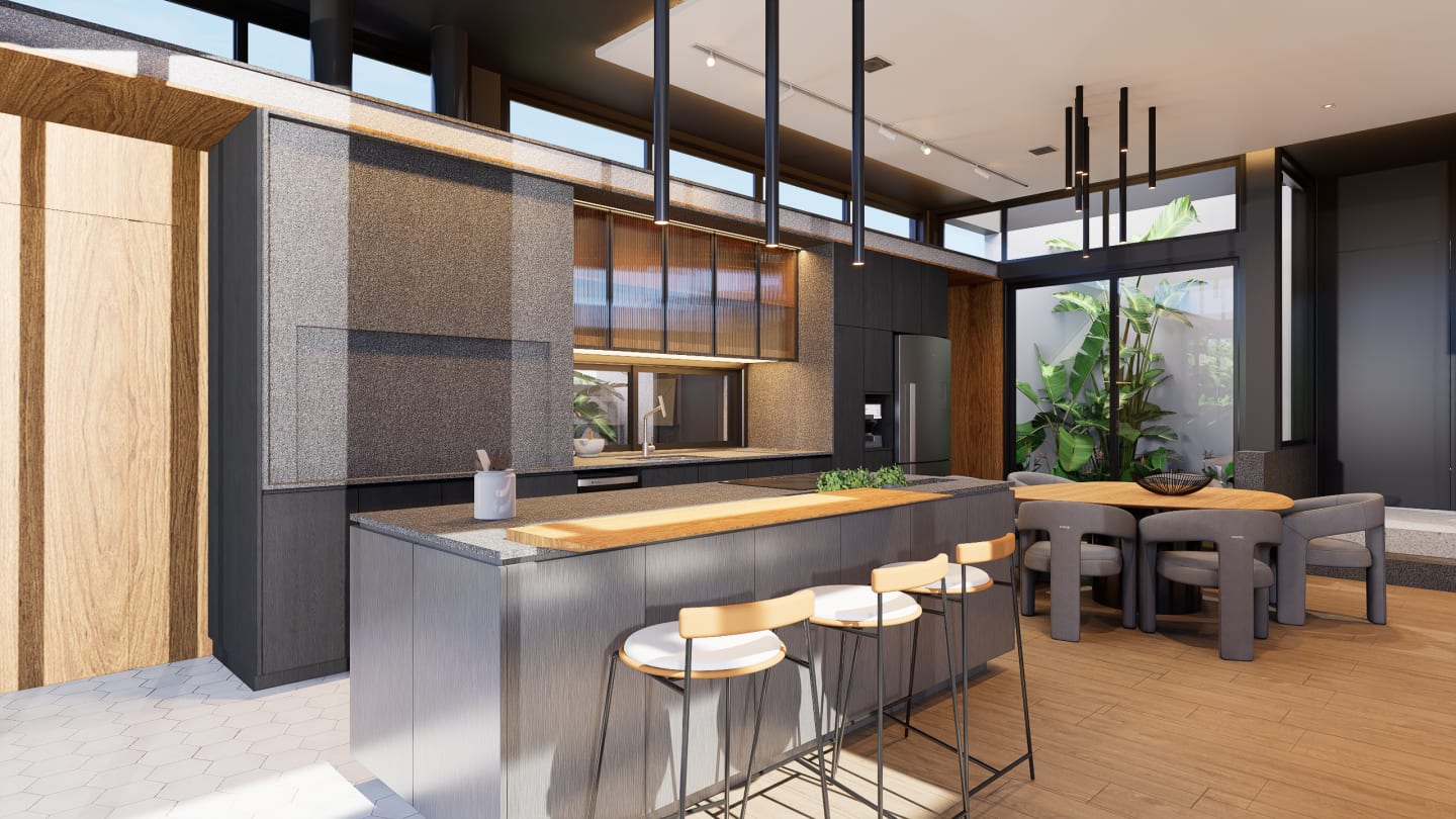 Interiores Casa Refúgio — render 8
