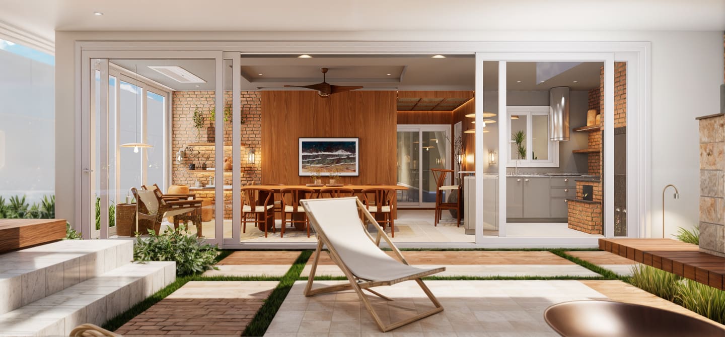 Interiores Reforma Área Gourmet JN — render 7