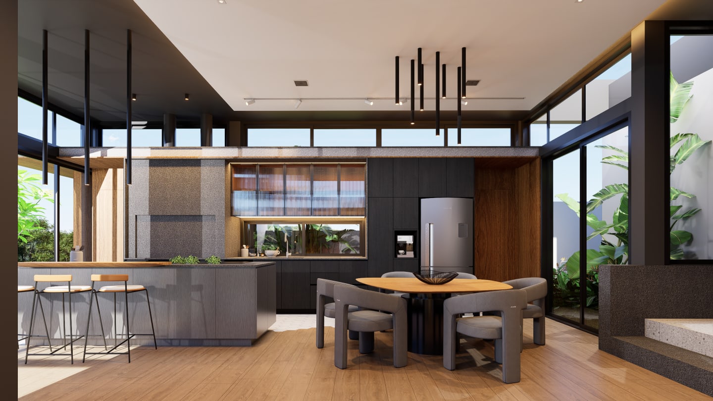 Interiores Casa Refúgio — render 10