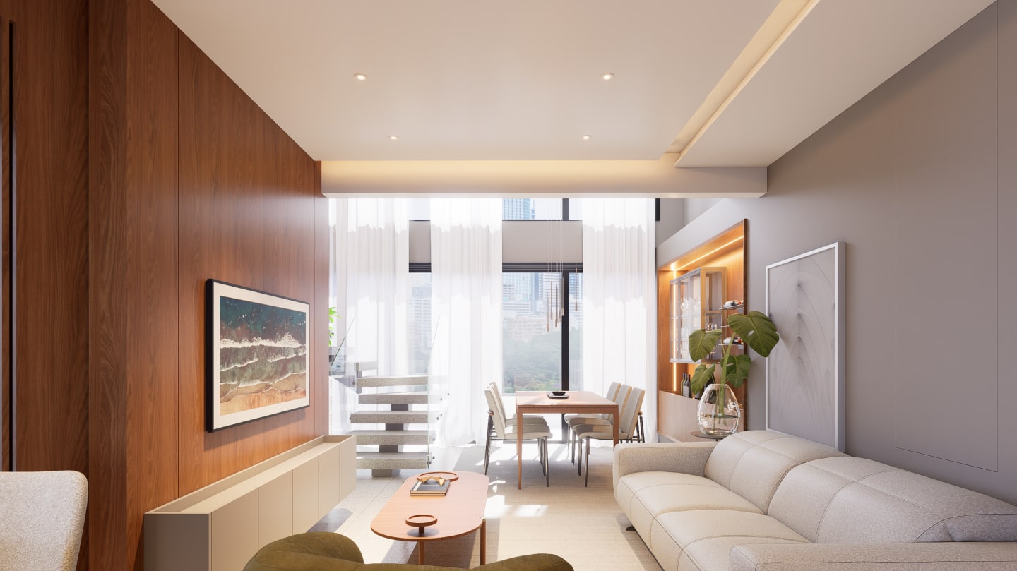 Interiores Apto Downtown — render 11