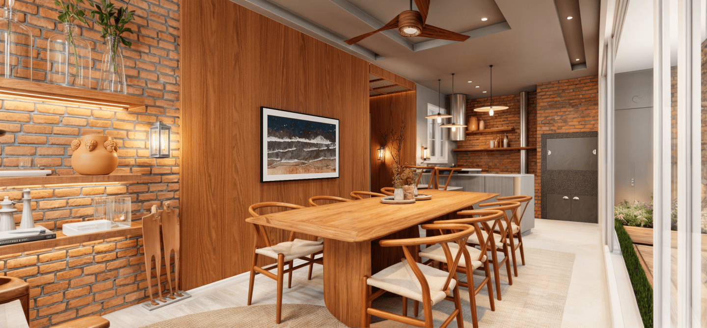 Interiores Reforma Área Gourmet JN — render 11