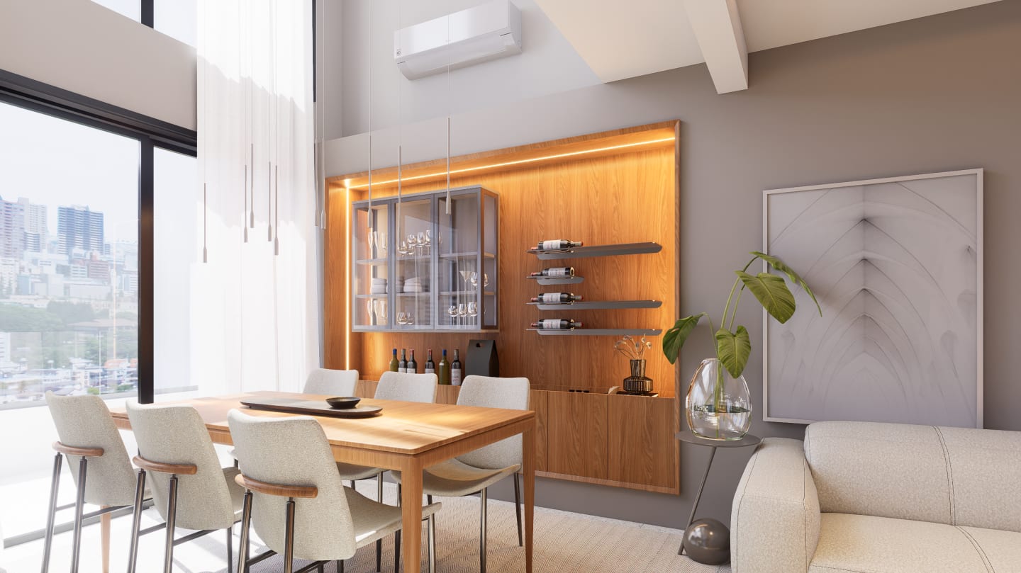 Interiores Apto Downtown — render 14