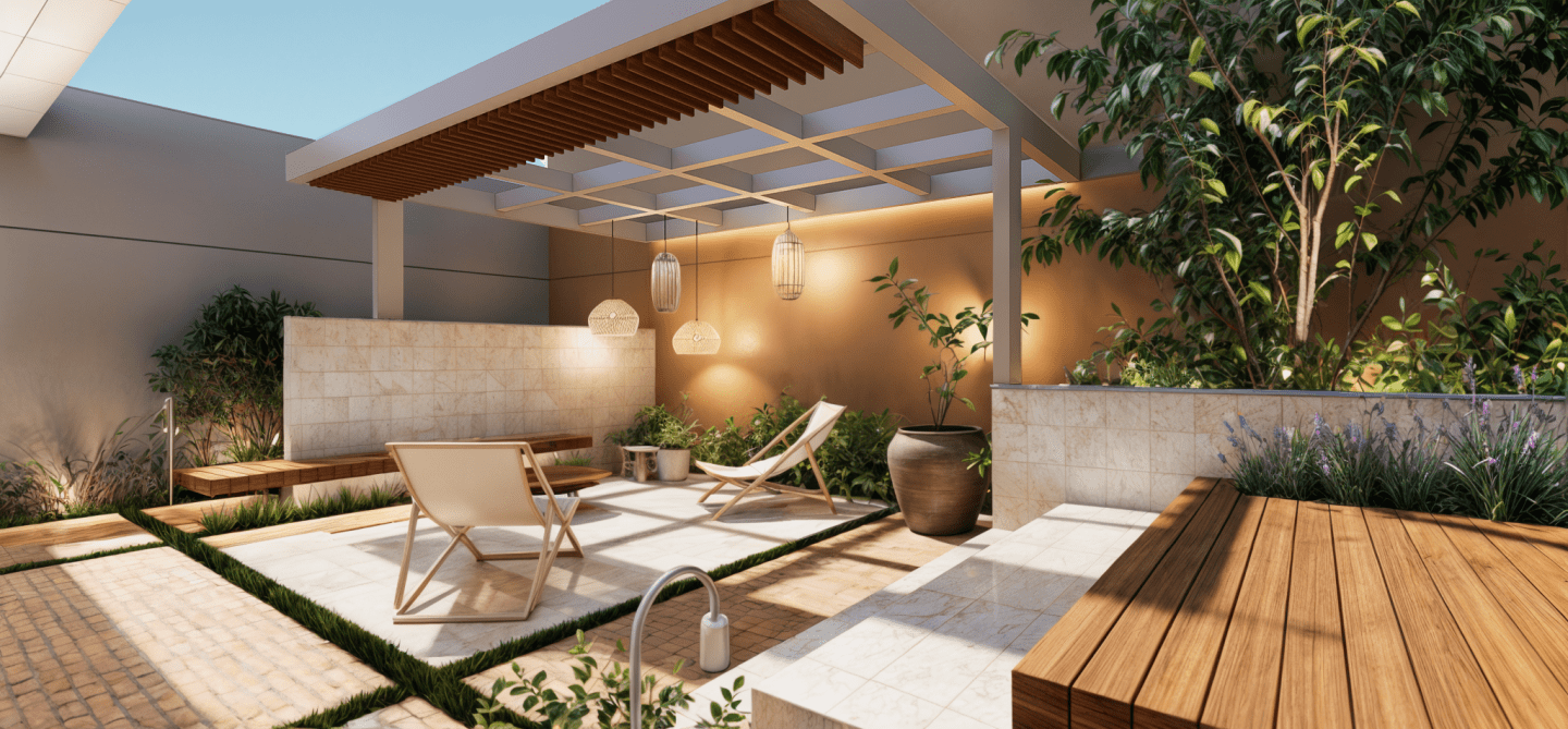 Interiores Reforma Área Gourmet JN — render 13