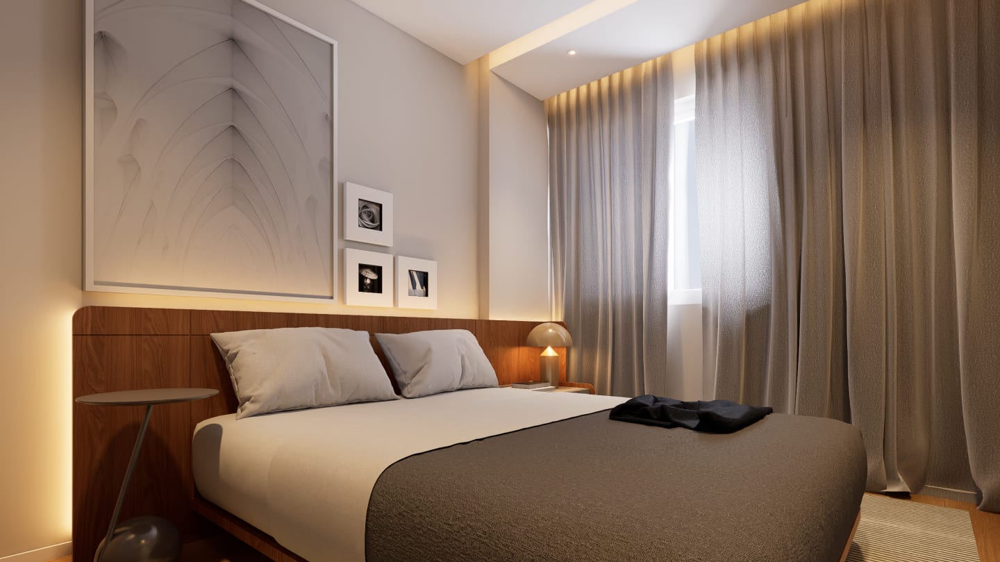 Interiores Apto Downtown — render 22