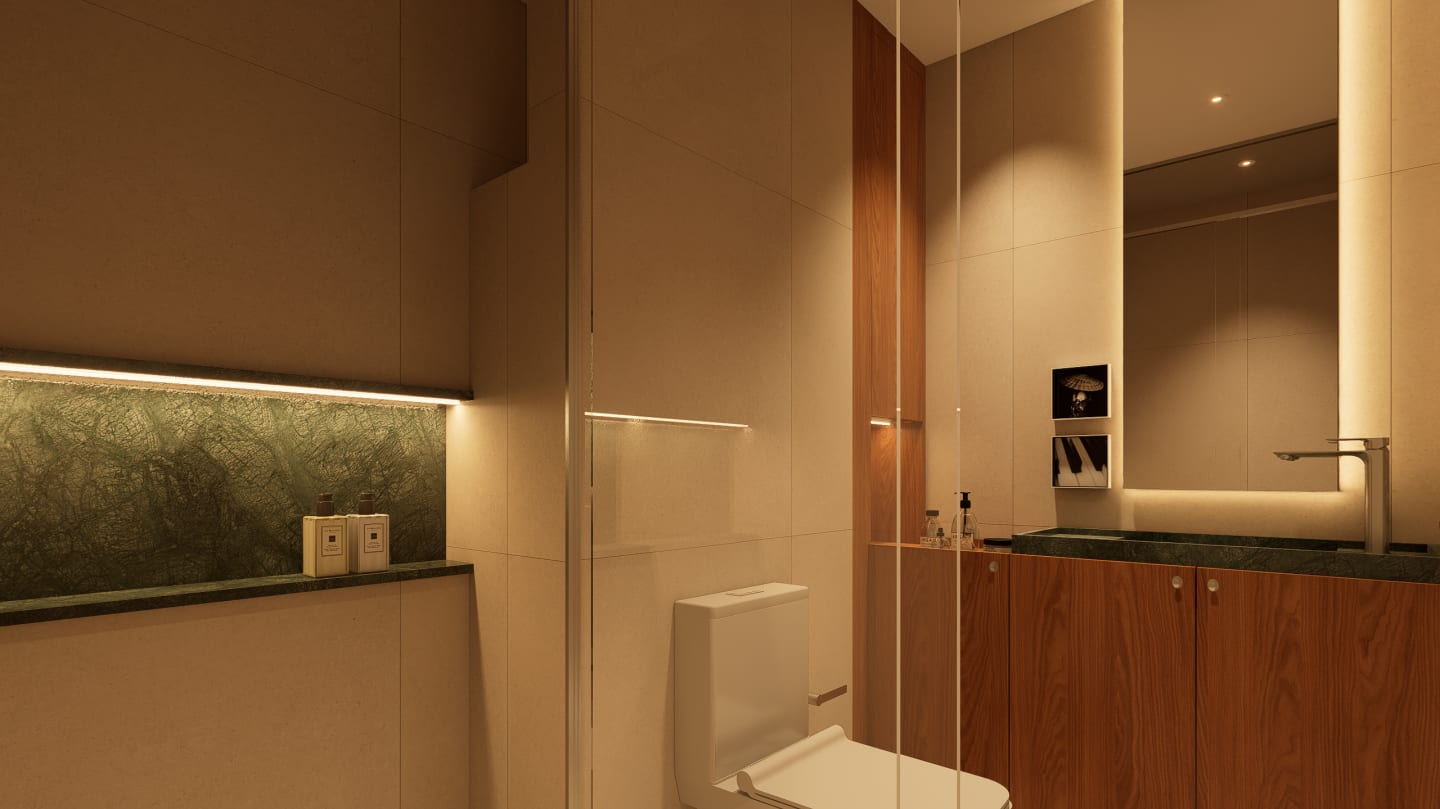 Interiores Apto Downtown — render 24