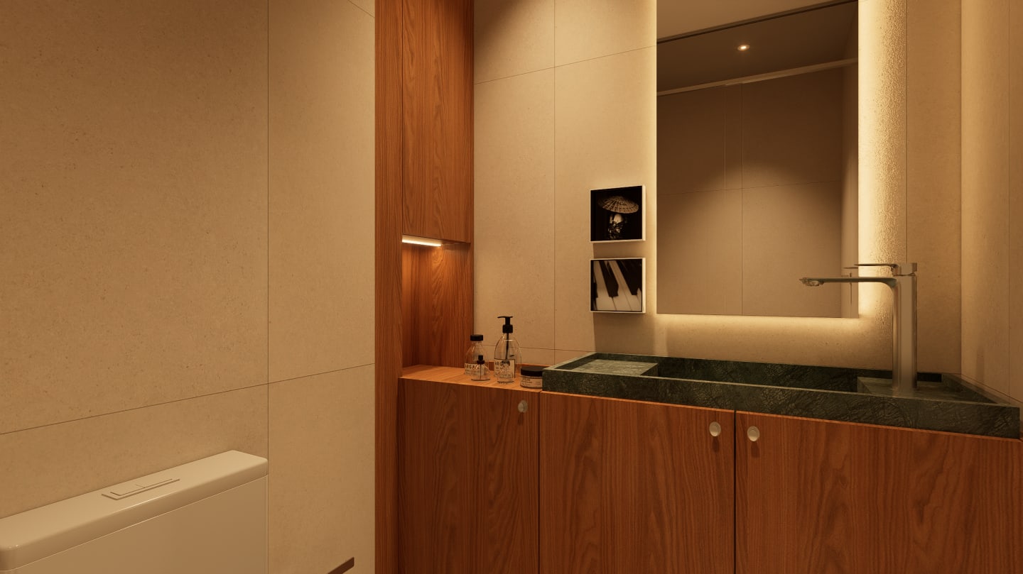 Interiores Apto Downtown — render 25