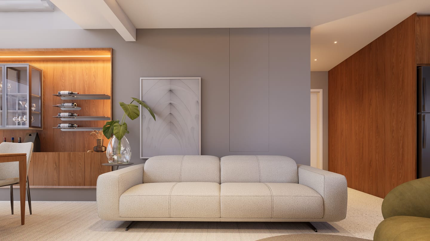 Interiores Apto Downtown — render 27