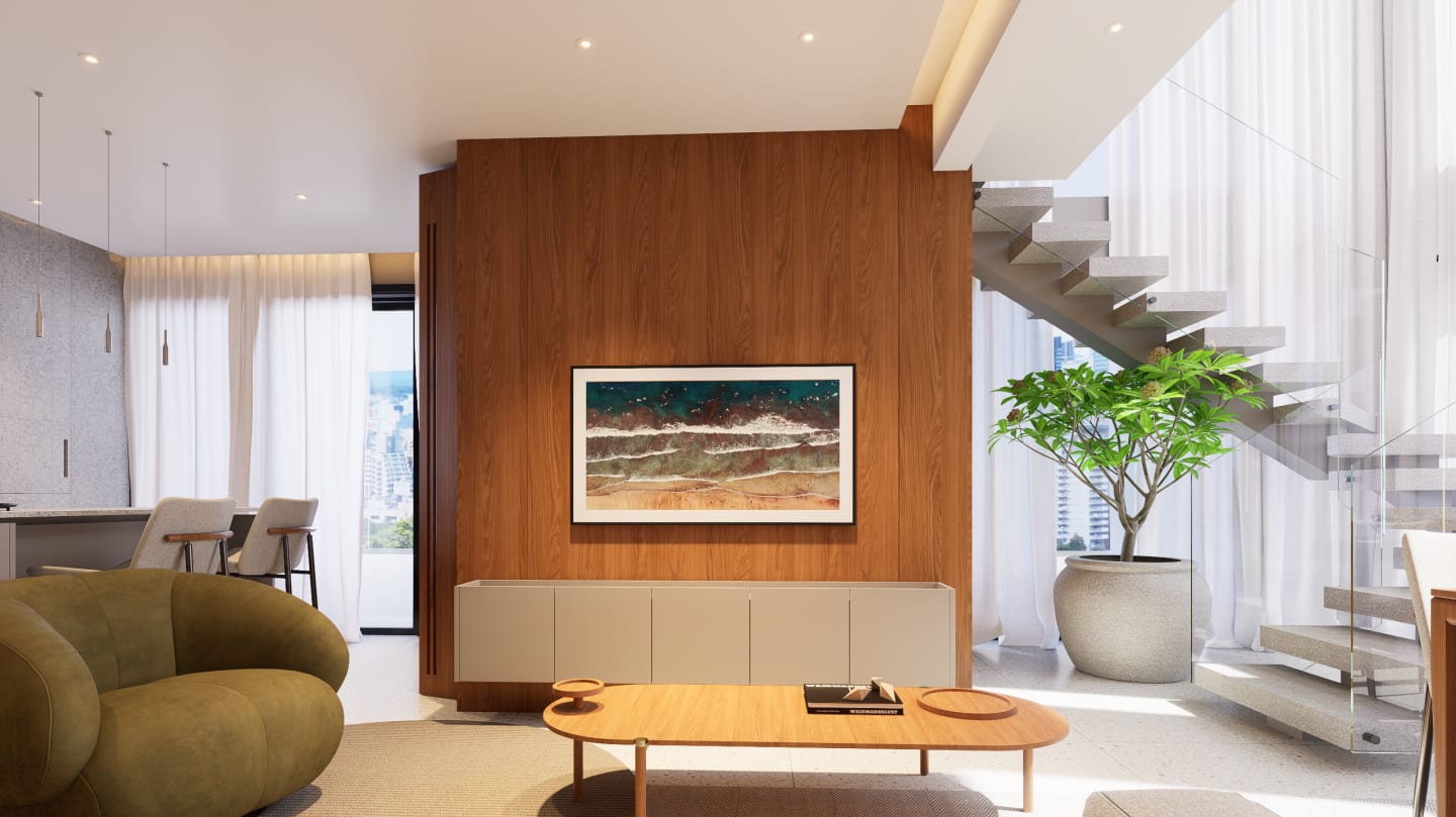 Interiores Apto Downtown — render 28