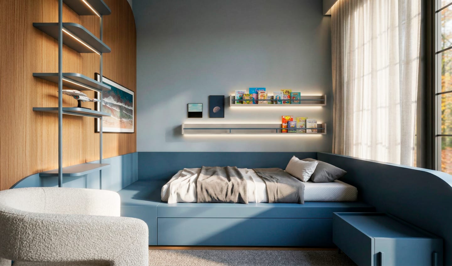 Interiores Casa Vermont — render 19
