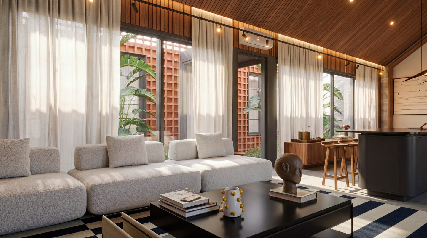 Interiores Casa Vermont — render 1