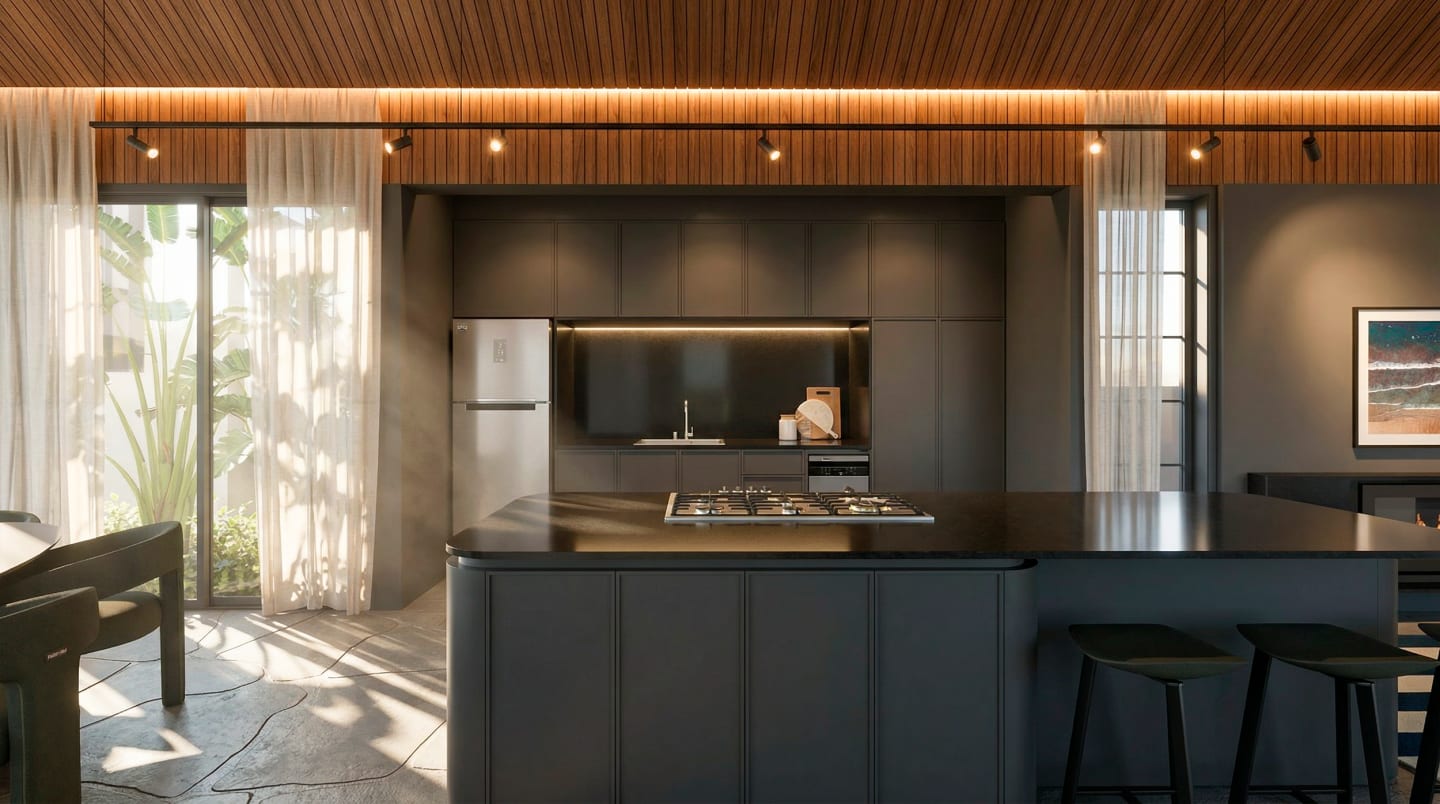 Interiores Casa Vermont — render 2