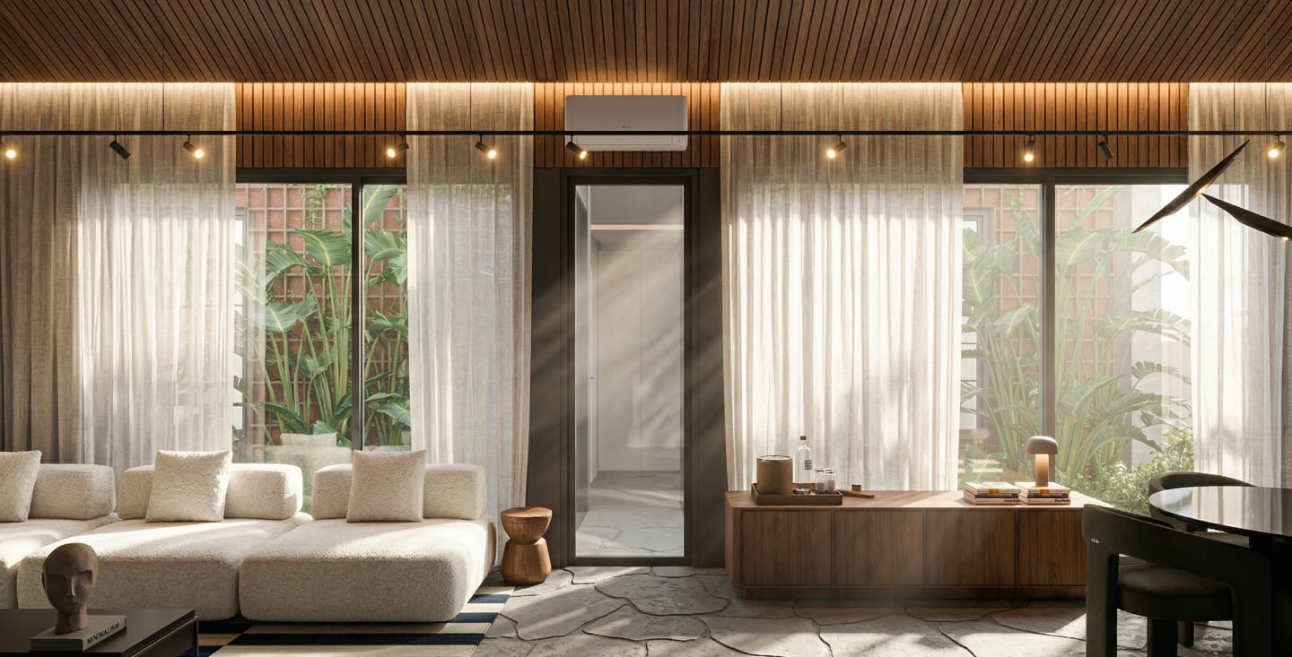 Interiores Casa Vermont — render 6