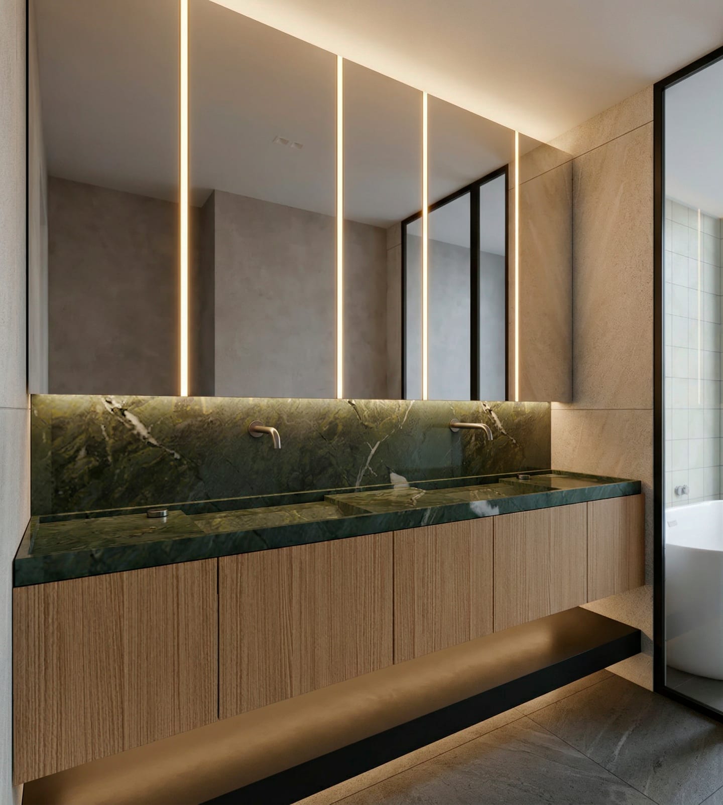 Interiores Casa Vermont — render 31