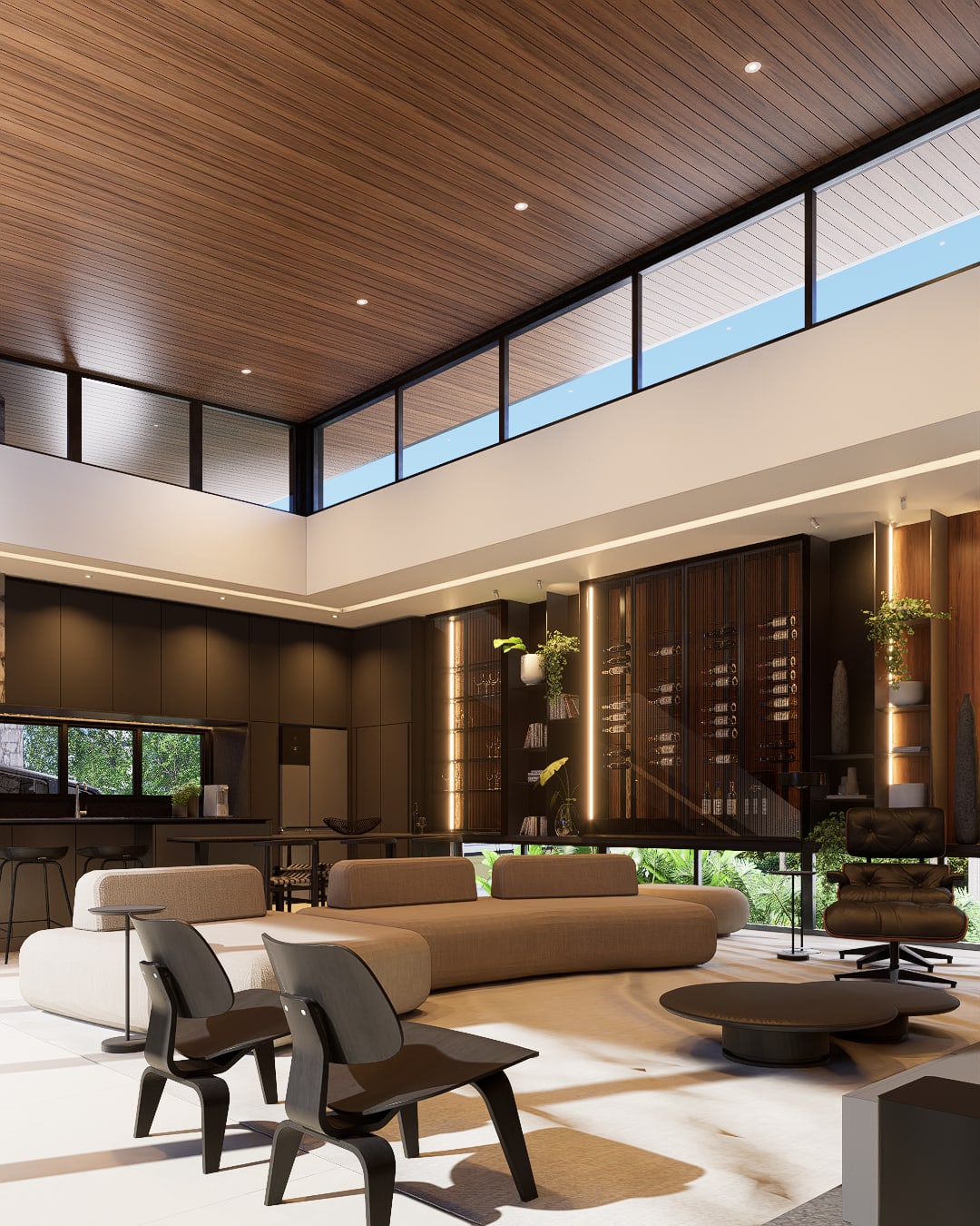 Interiores Casa Vereda — render 1