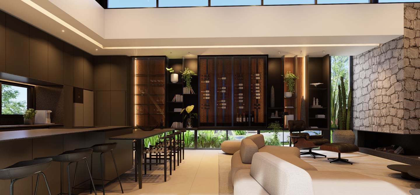 Interiores Casa Vereda — render 79