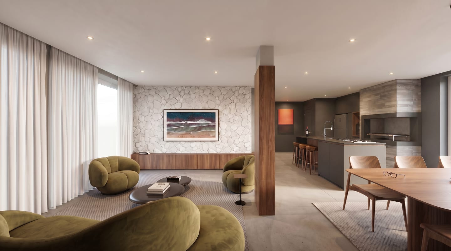 Interiores Reforma Casa SCN — render 2