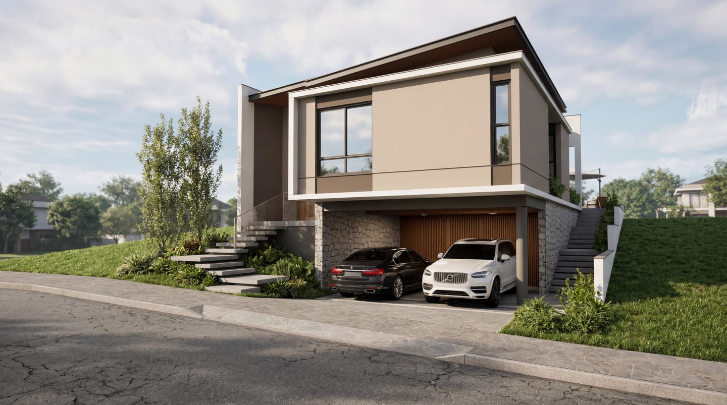 Casa Cubo — render 2