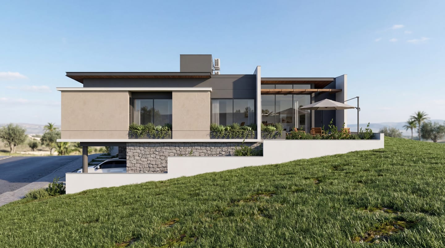 Casa Cubo — render 3