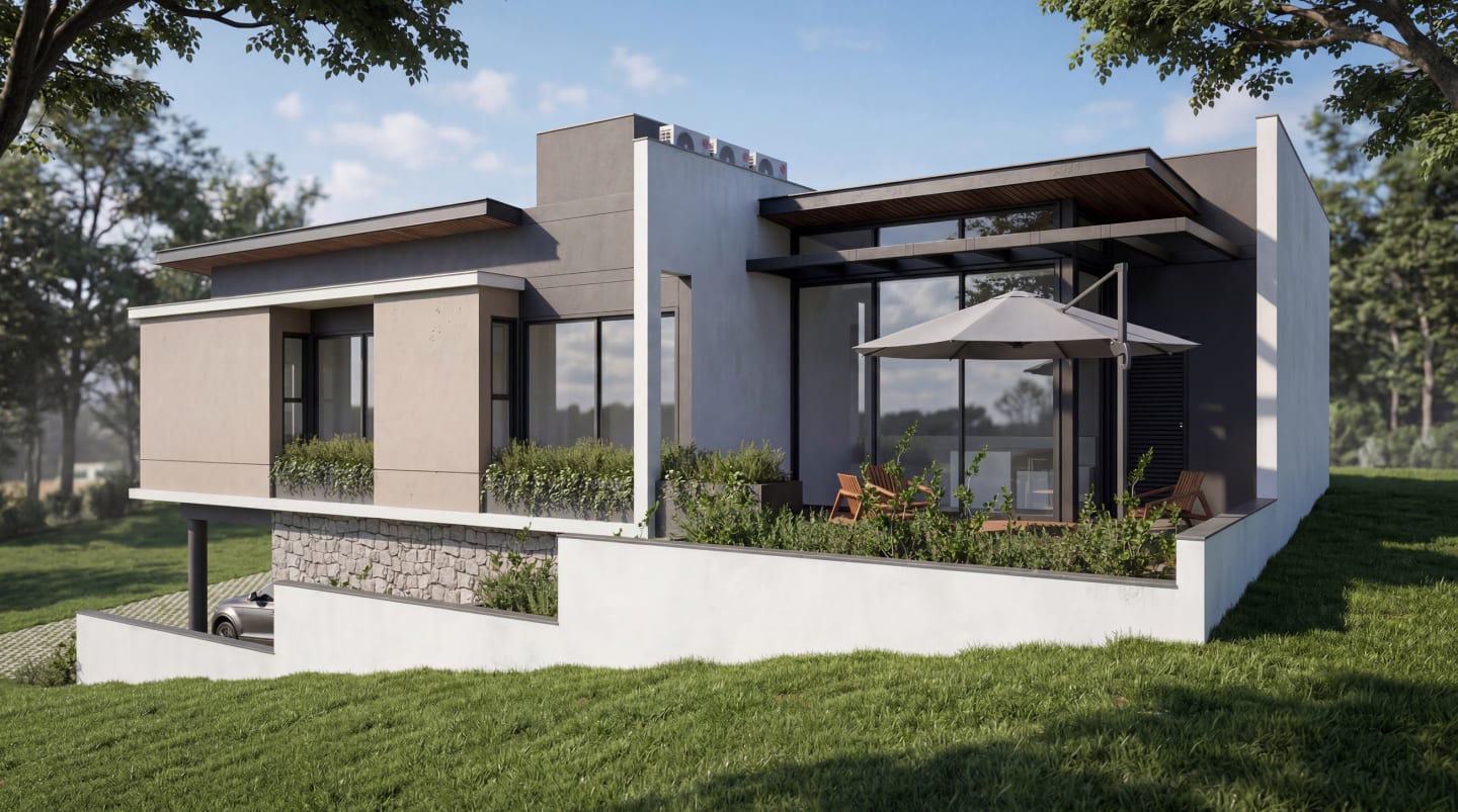 Casa Cubo — render 4