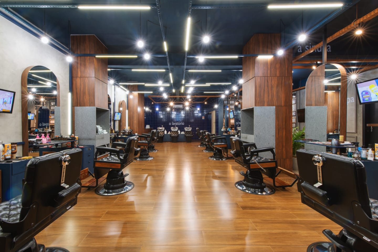 A Barbearia — render 13