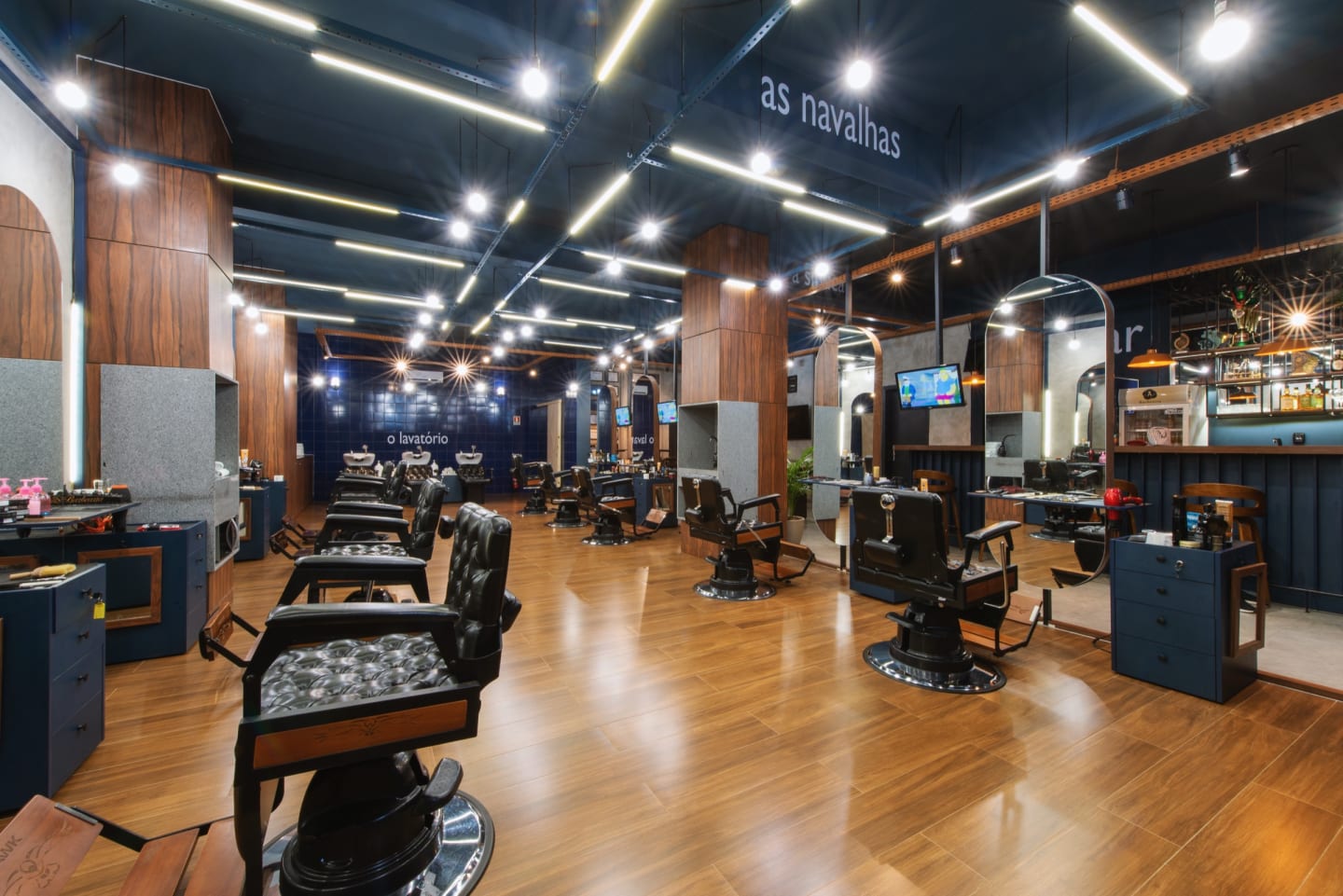 A Barbearia — render 14