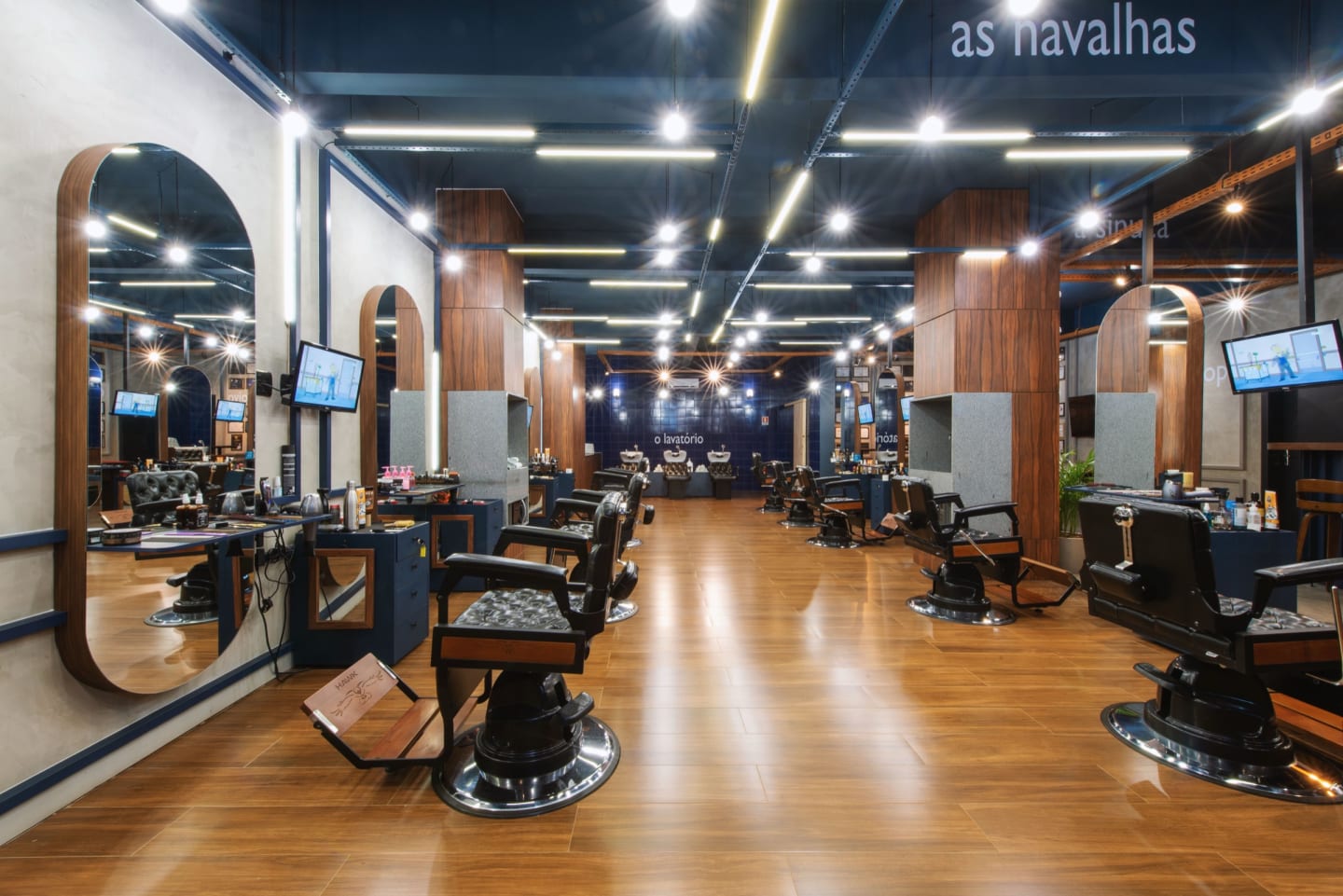 A Barbearia — render 15
