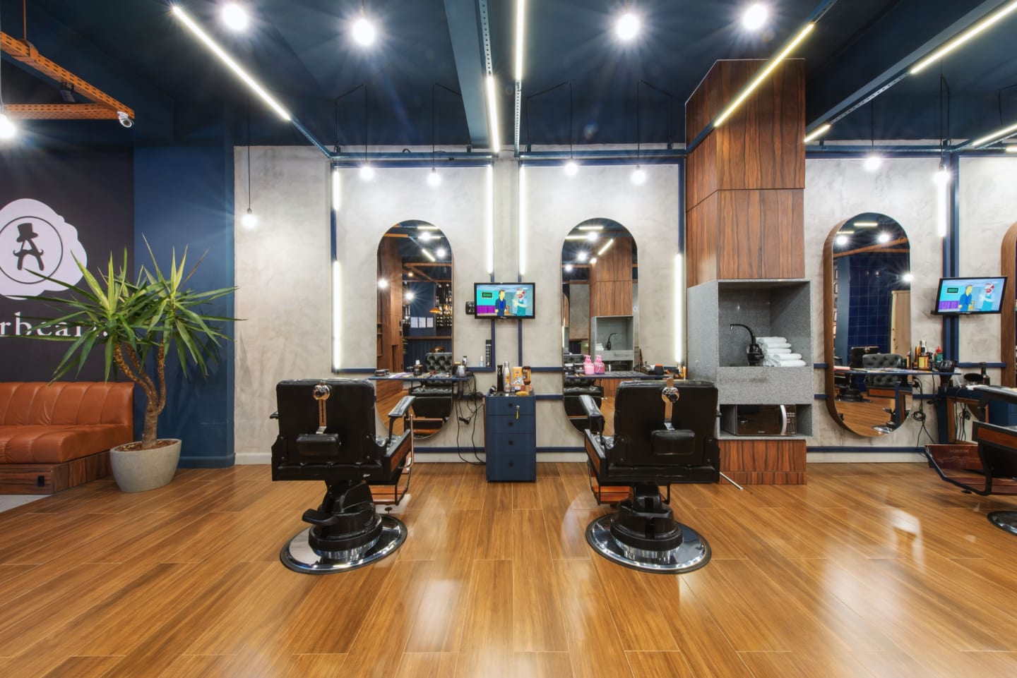 A Barbearia — render 16