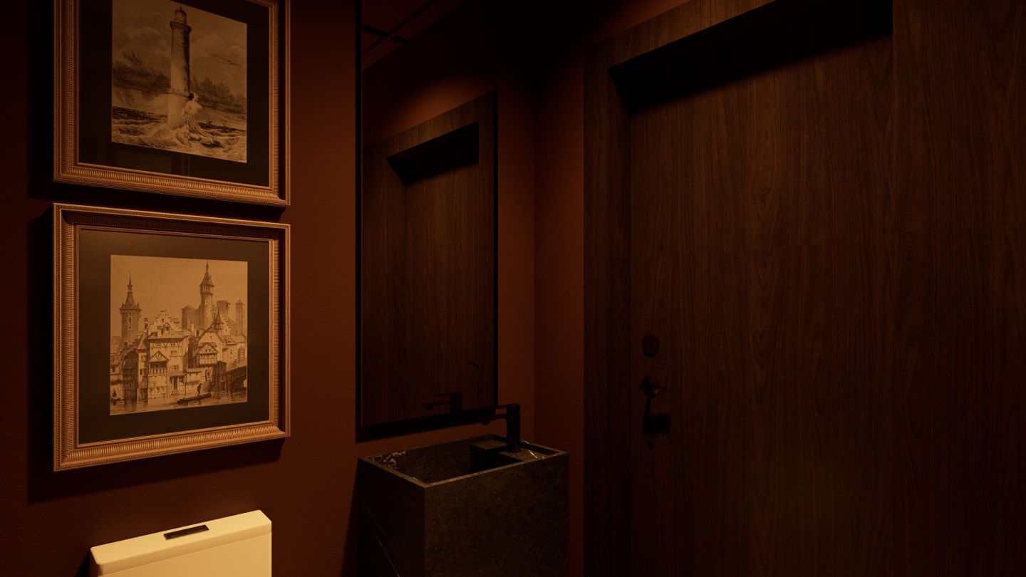 Barbearia God Bless — render 4