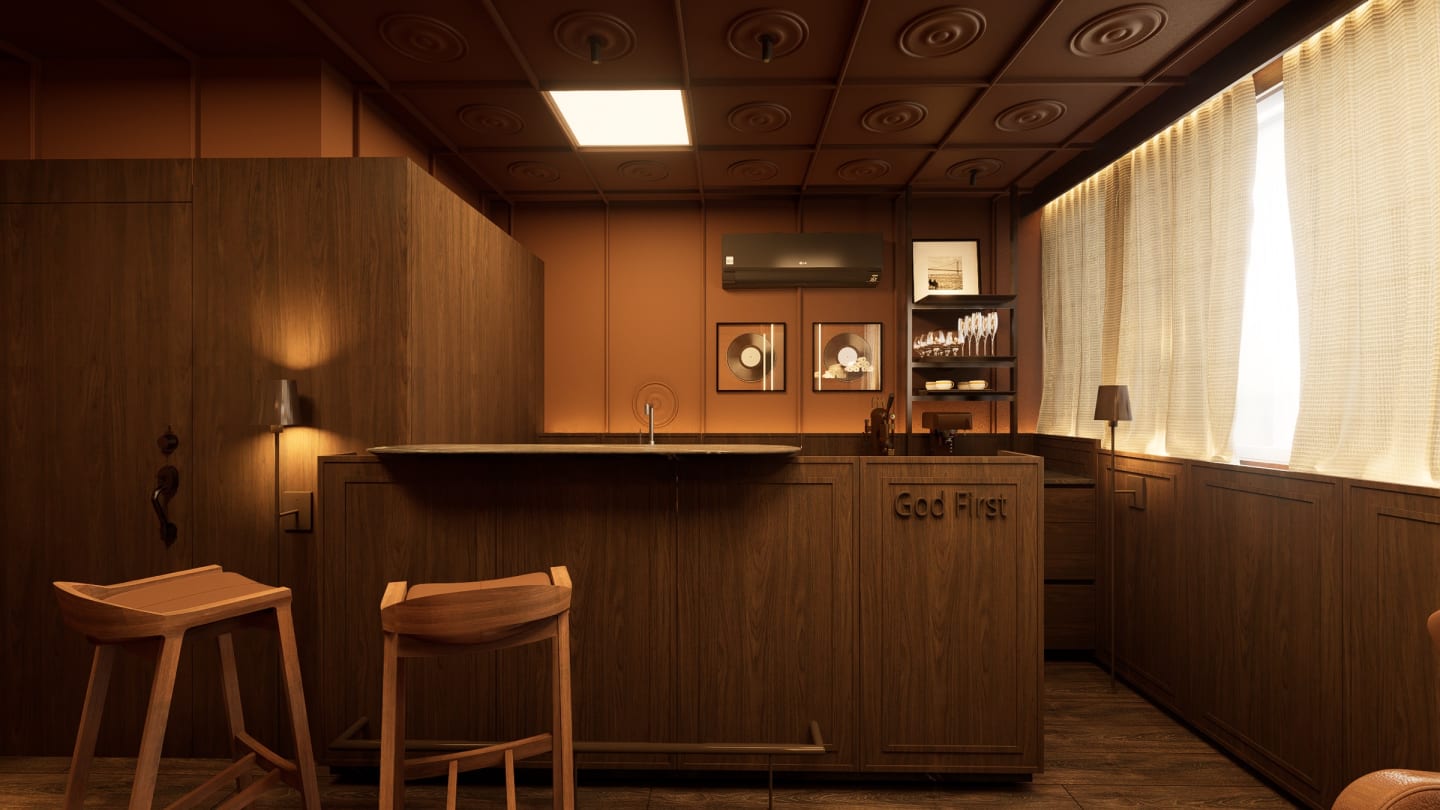Barbearia God Bless — render 10
