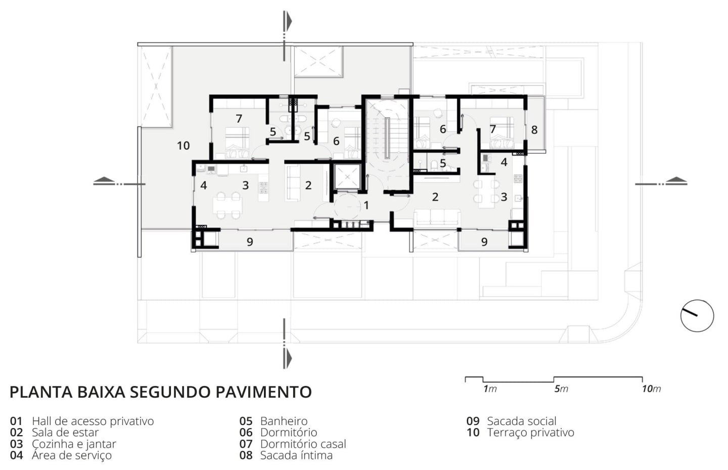 Edifício Carmel — planta — 3 de 8