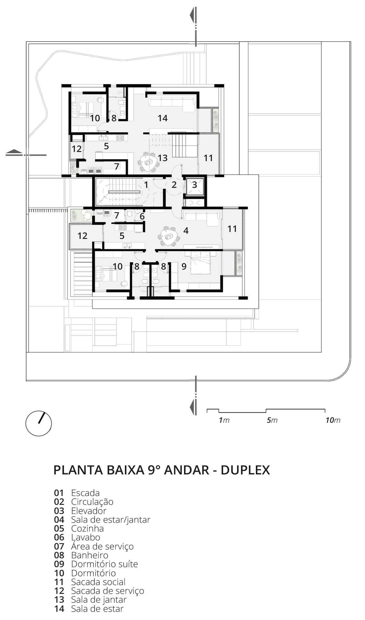 Edifício Otto Mezzo — planta — 5 de 8