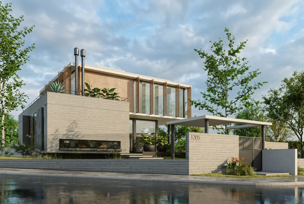 Casa CNE — render 4