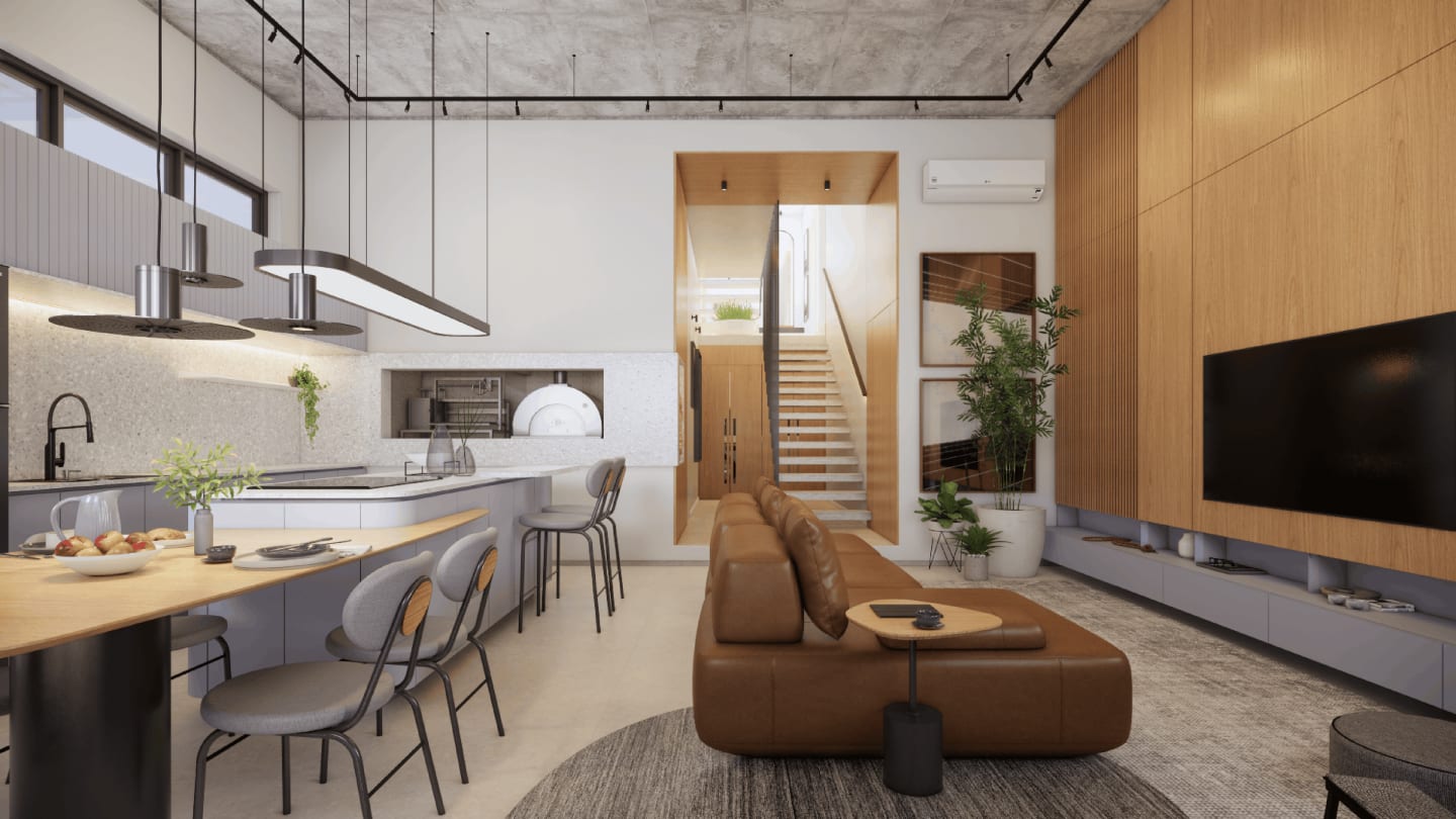 Interiores Casa Ernestina — render 1