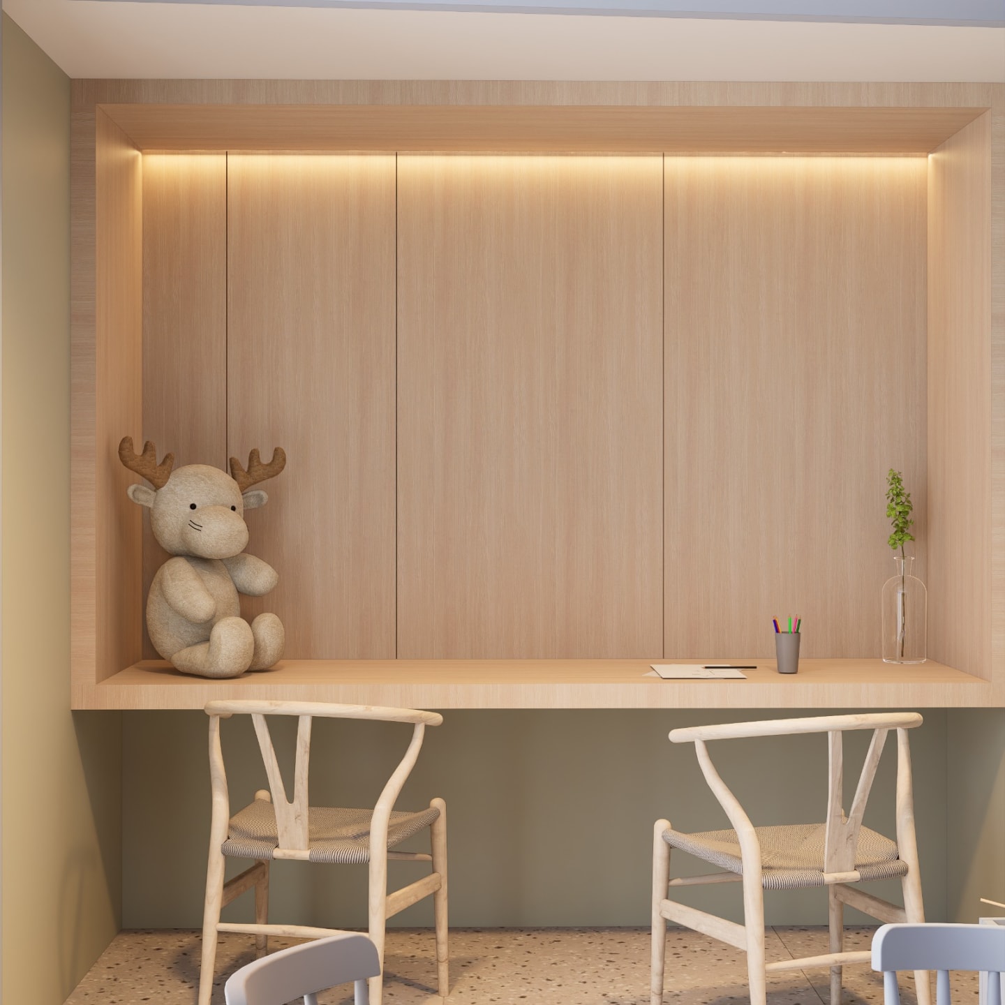Interiores Brinquedoteca — render 3