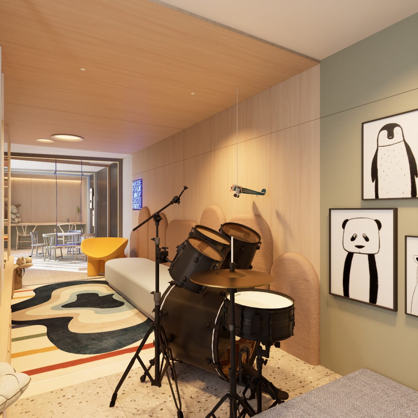 Interiores Brinquedoteca — render 6